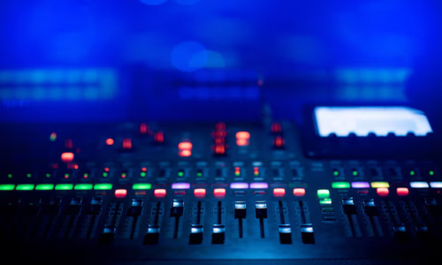 close-up-illuminated-sound-recording-equipment_1048944-28163767